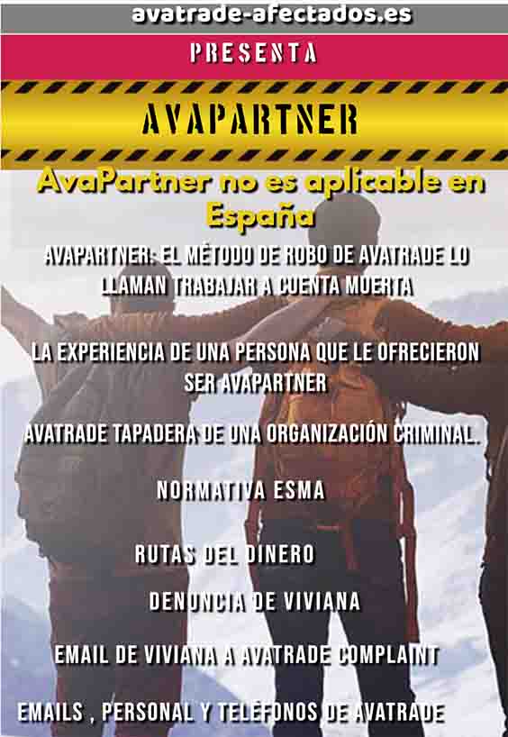 AVATRADE TAPADERA DE UNA ORGANIZACIÓN CRIMINAL