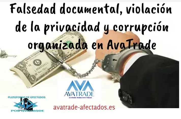 Falsedad documental en AvaTrade